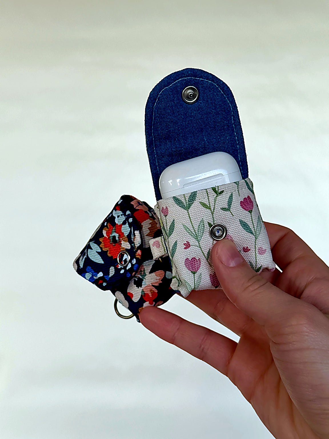 Earbuds or car keys cases