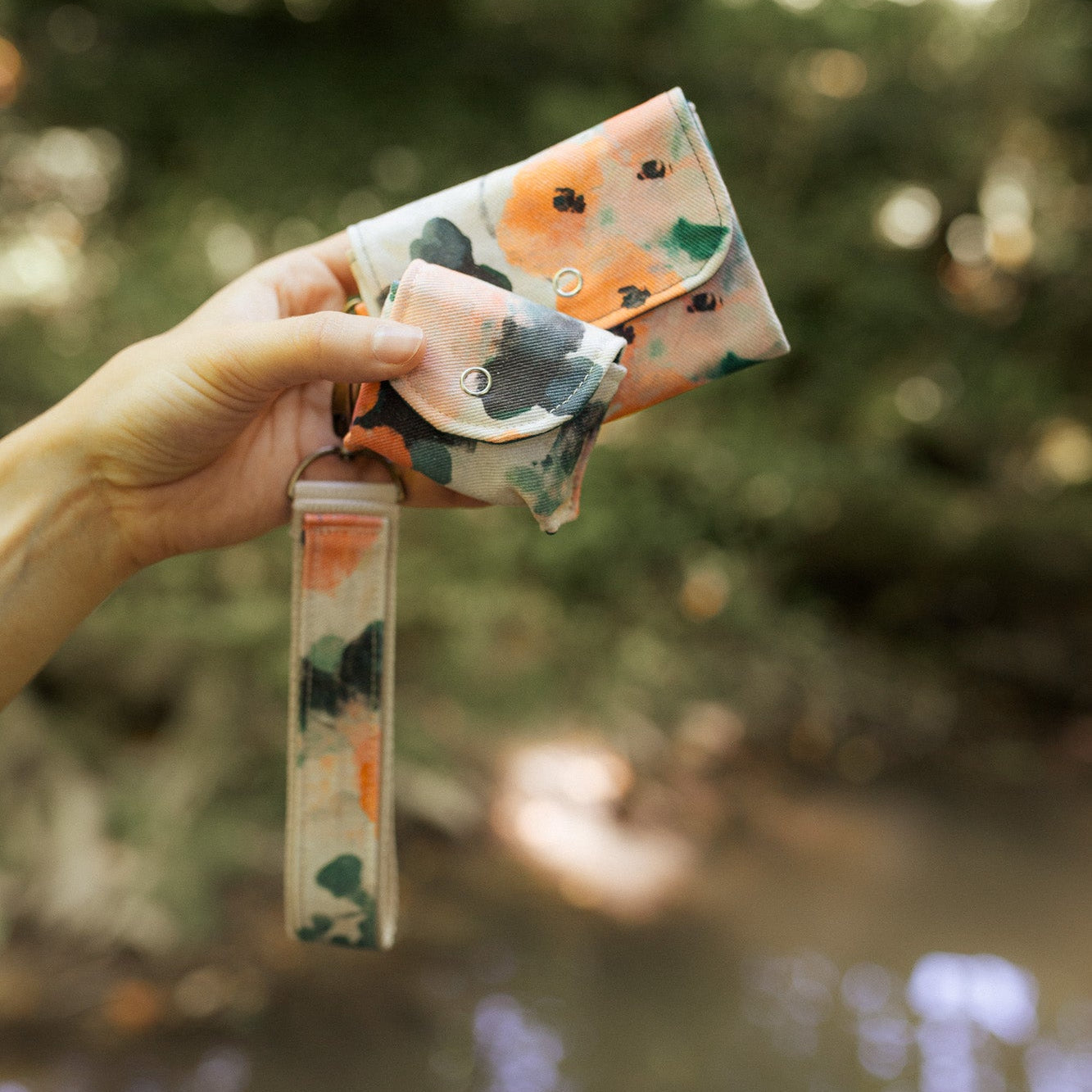 Misty Bloom Mini Wallet