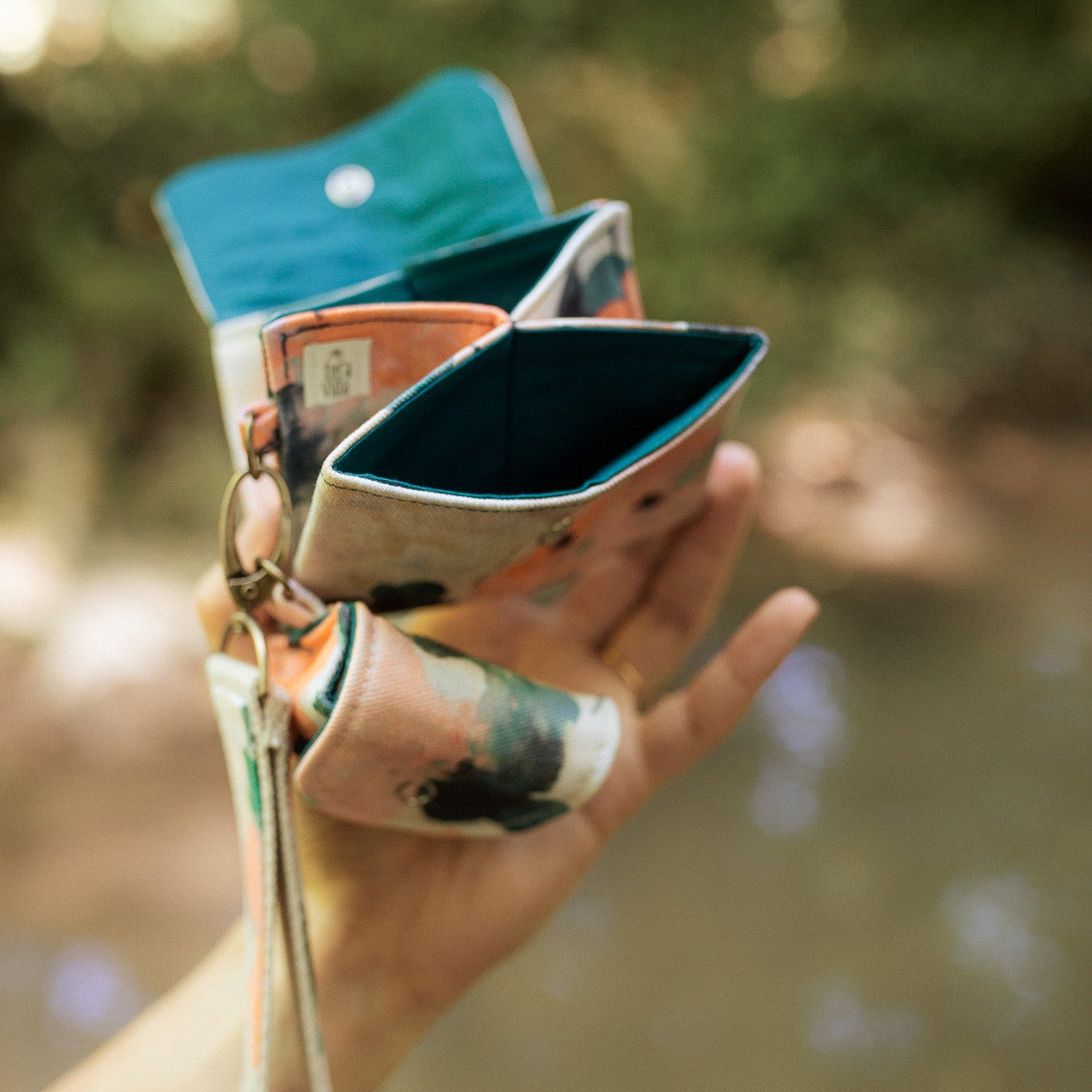 Misty Bloom Mini Wallet