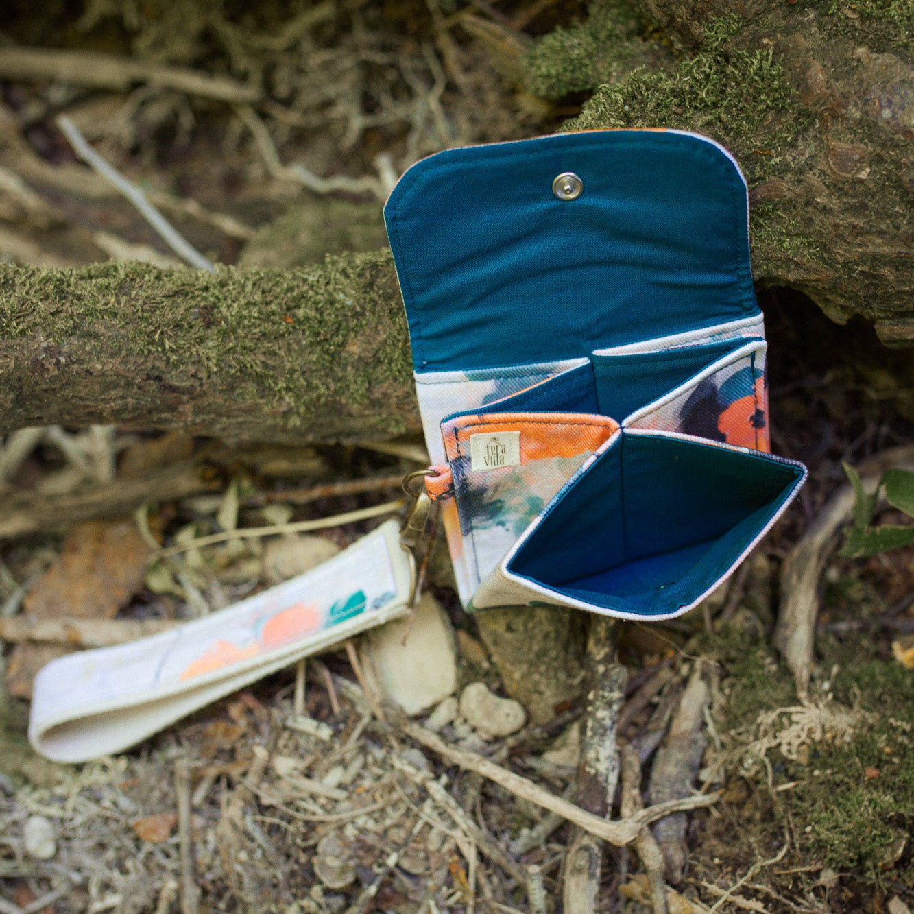 Misty Bloom Mini Wallet