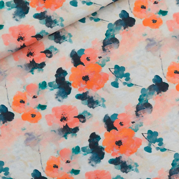 Misty Bloom Mini Wallet