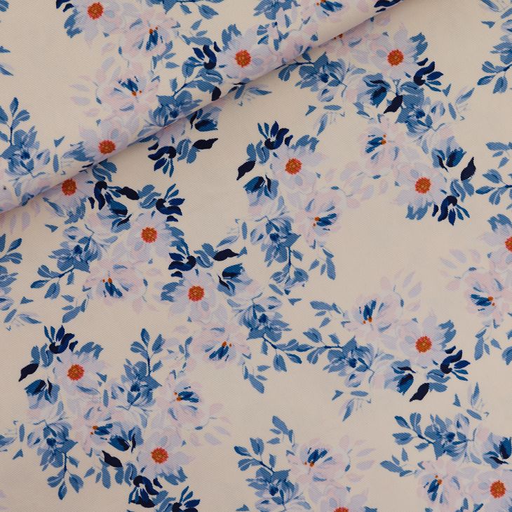 Blue Daisy Meadow Mini Wallet