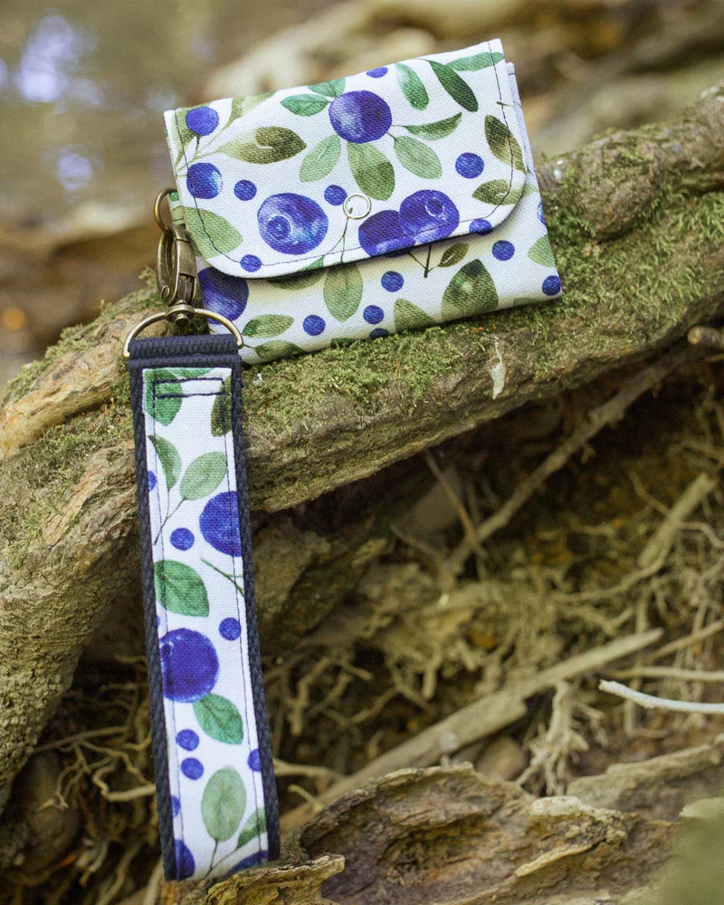 Blueberry Mini Wallet, view 1