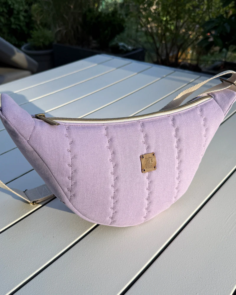 Lavender Leaf Belt Bag, view 1